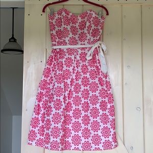 Lilly Pulitzer strapless dress